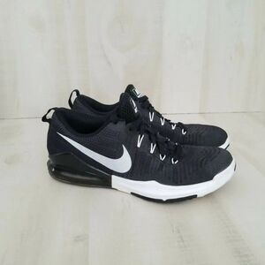 Nike Mens Zoom Train Action 852438-003 Black White Silver Running Shoes Size 9.5